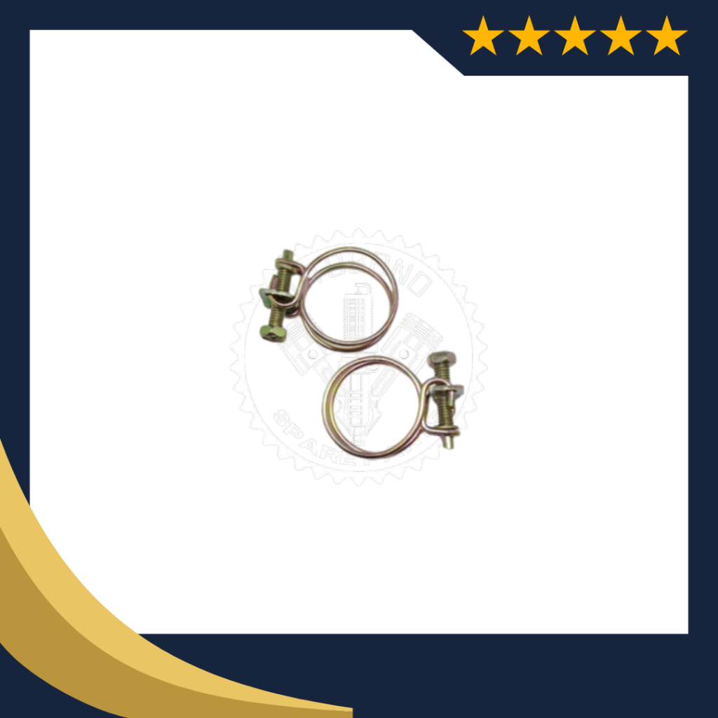 Klem Kawat Universal Ukuran 32 mm Clamp Hose Slang Kawat Klem Double Wire Klam Model Kawat Penjepit 