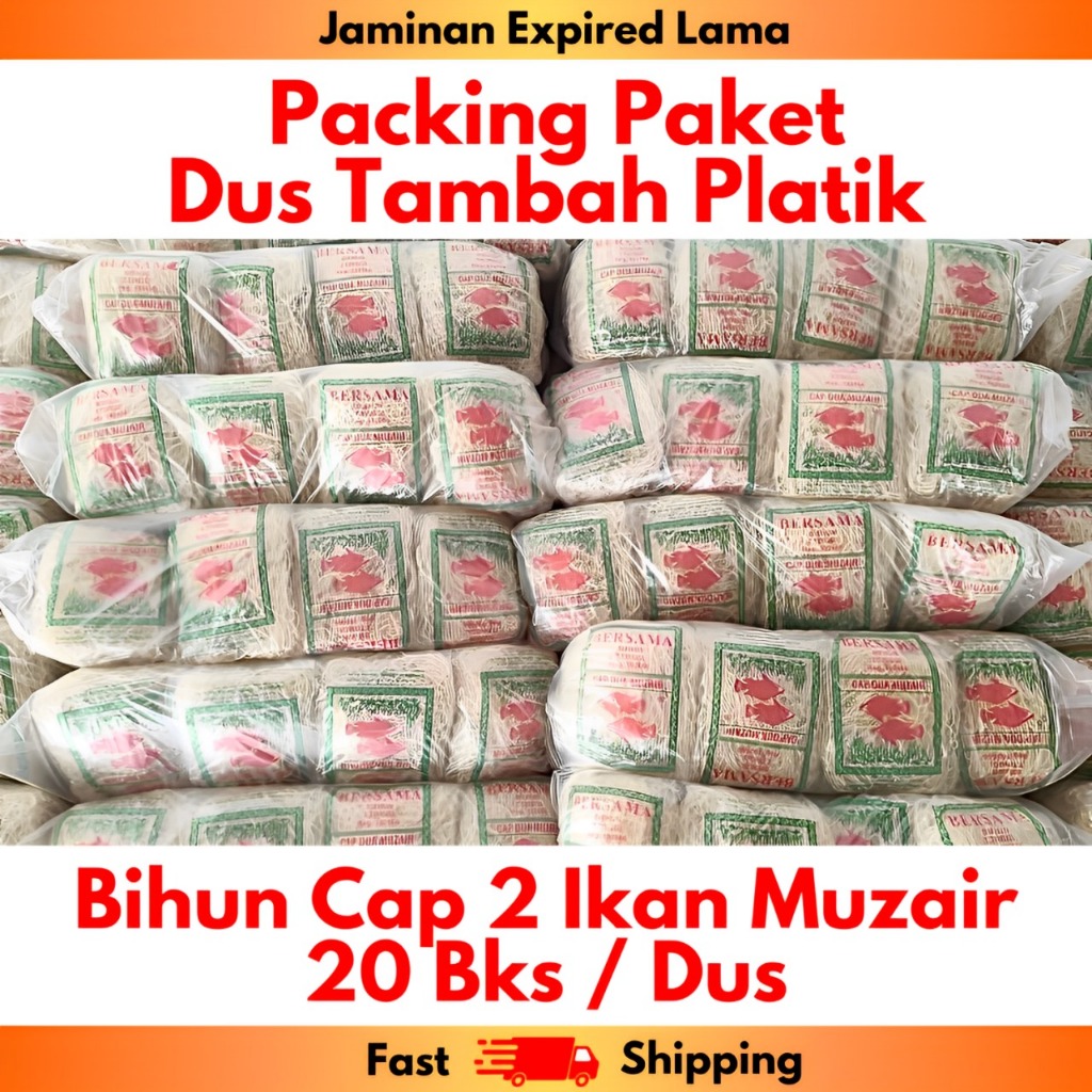 

Bihun Mujair 2 Ikan 20 Bks/Dus Packing Dus