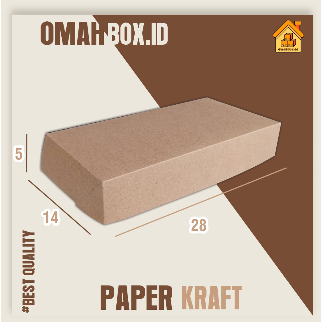 

Paper long kraft launch box 28x14x5 cm | Box Donat | laminasi Bagian dalam | box food | Craft eco | Box Makanan | Box takoyaki | box dimsum