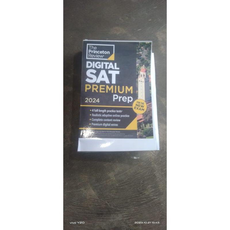 

BUKU THE PRINCETON REVIEW DIGITAL SAT PREMIUM PREP 2024