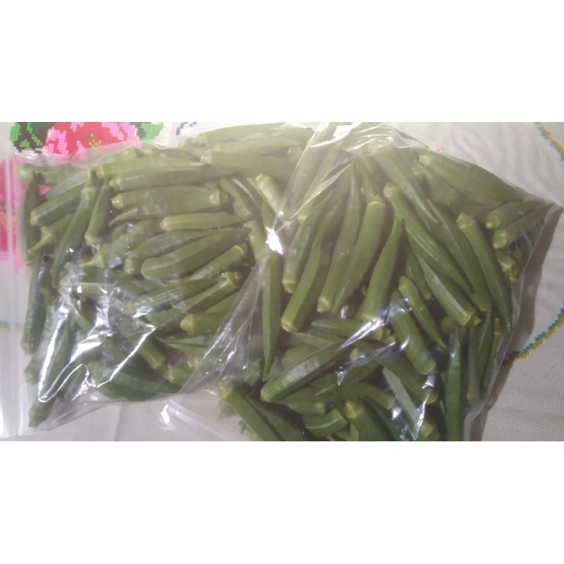 

Sayur bendi atau okra hijau premium murah 500gr