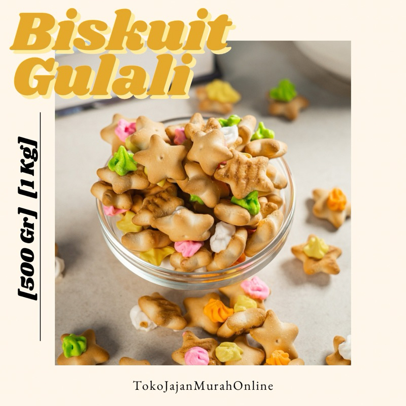 

Snack Cemilan Biskuit Jadul Bunga Gemrose Star / Biscuit Gem Rose Gula Warna Warni Bintang Bulat Kiloan [500 gr] [1 kg]