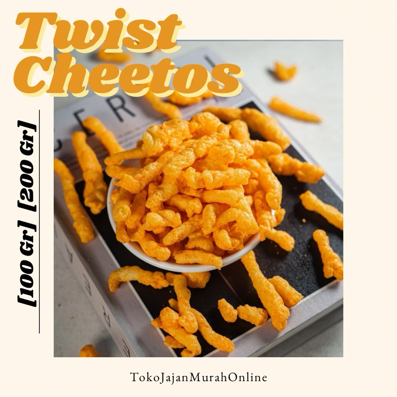 

Camilan Snack Cheetos Balado Twist Corn / Twis Jagung Bakar Kiloan Renyah & Crunchy Snack Viral [100 gr] [200 gr]