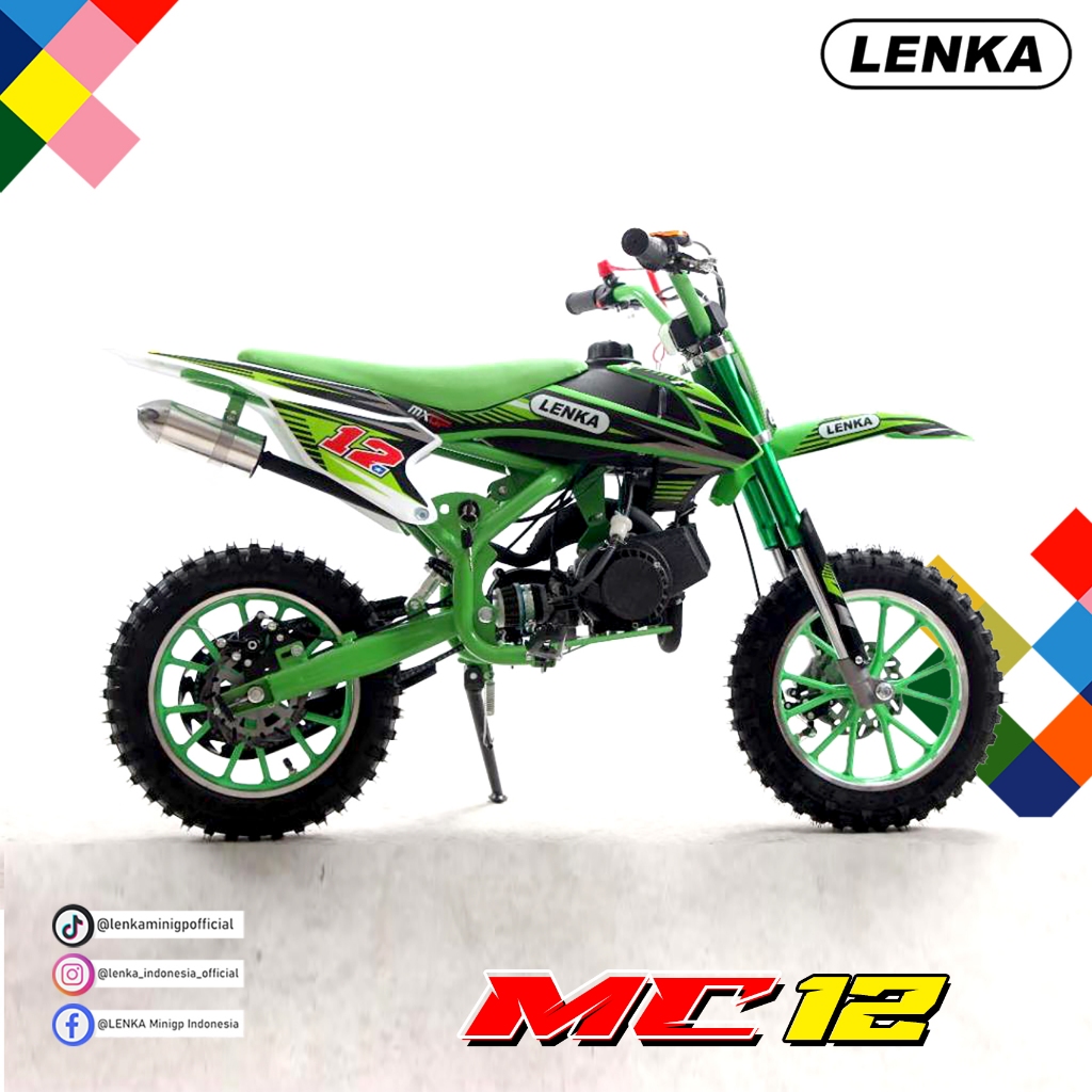 Motor Bensin Lenka MC12 Mini Trail Anak Mesin Rumput 50cc