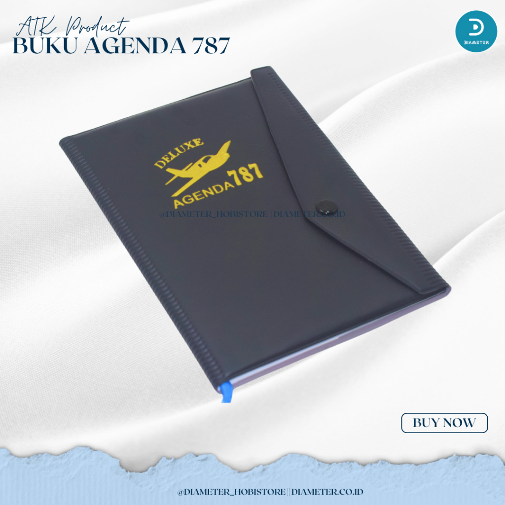 

Notebook Buku Agenda 787 Book Kerja Besar A5 Kulit Premium Deluxe Aesthetic Hard Cover Bisnis Kantor