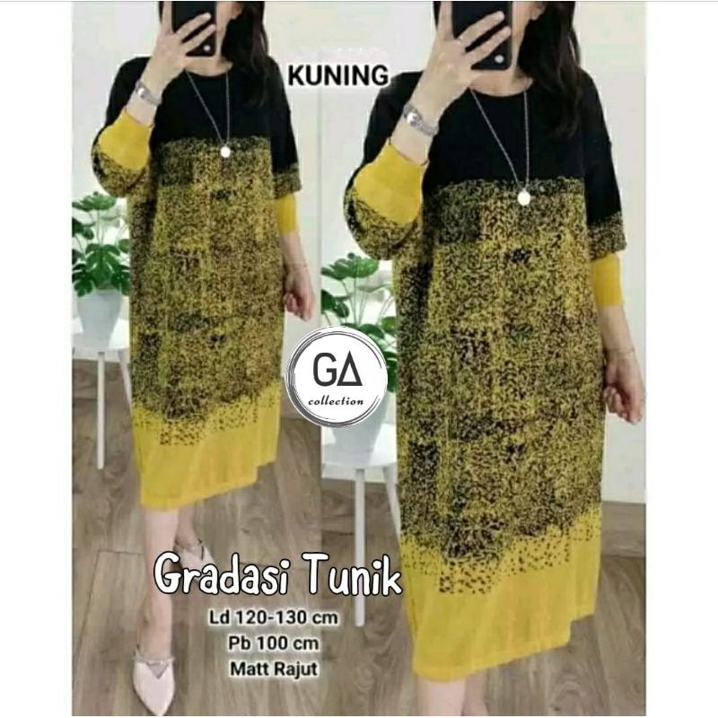Gradasi tunik rajut