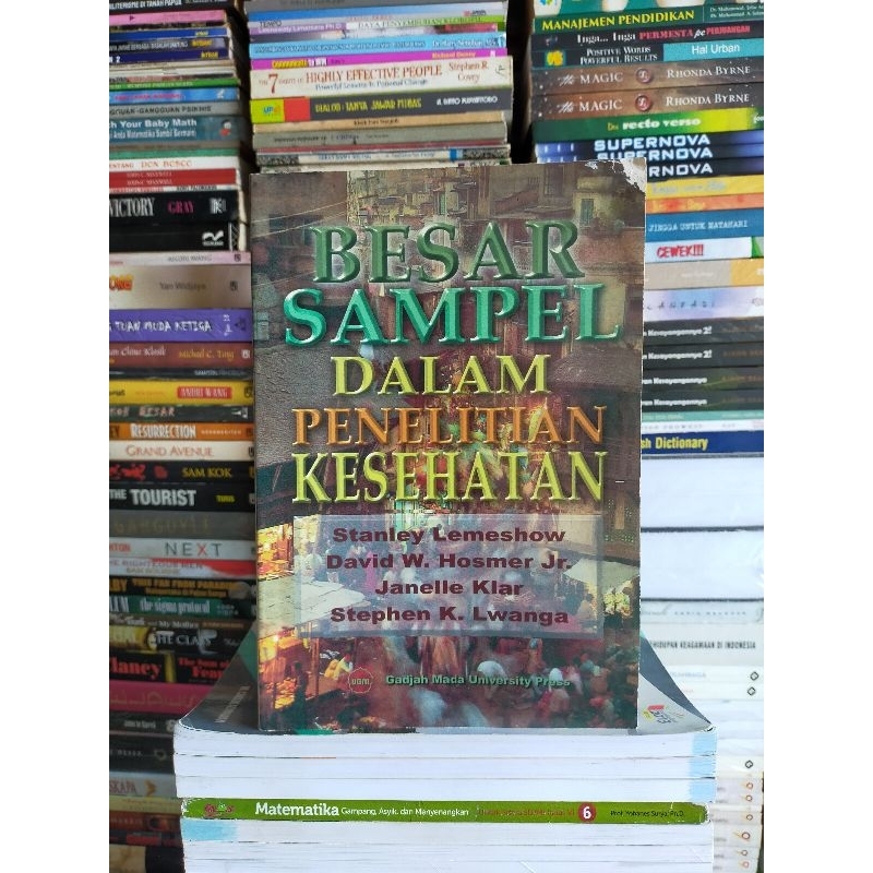 Buku Original : Besar Sampel Dalam Penelitian Kesehatan