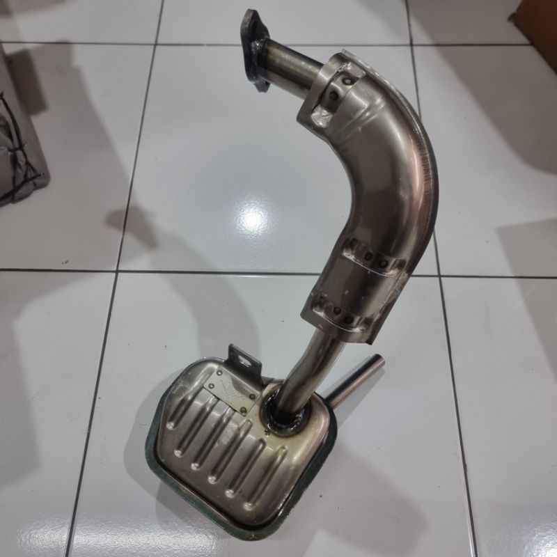 knalpot vespa PTS 90cc merk VEMSA