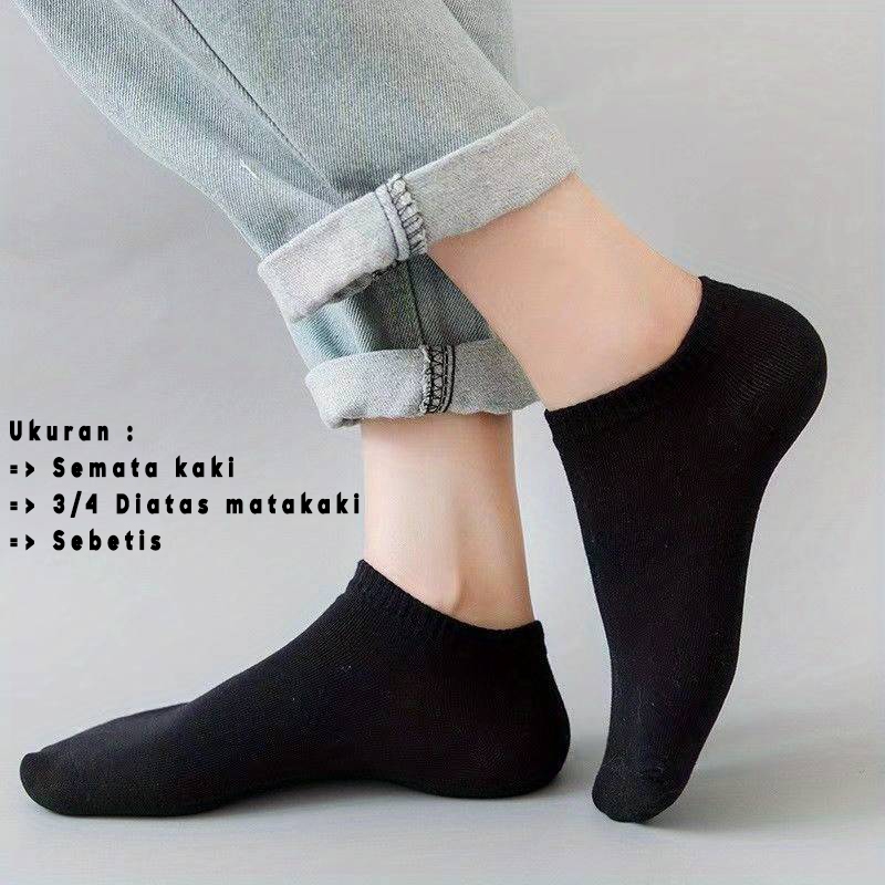 Kaos kaki pria pendek tanggung panjang sekolah kuliah kerja serbaguna