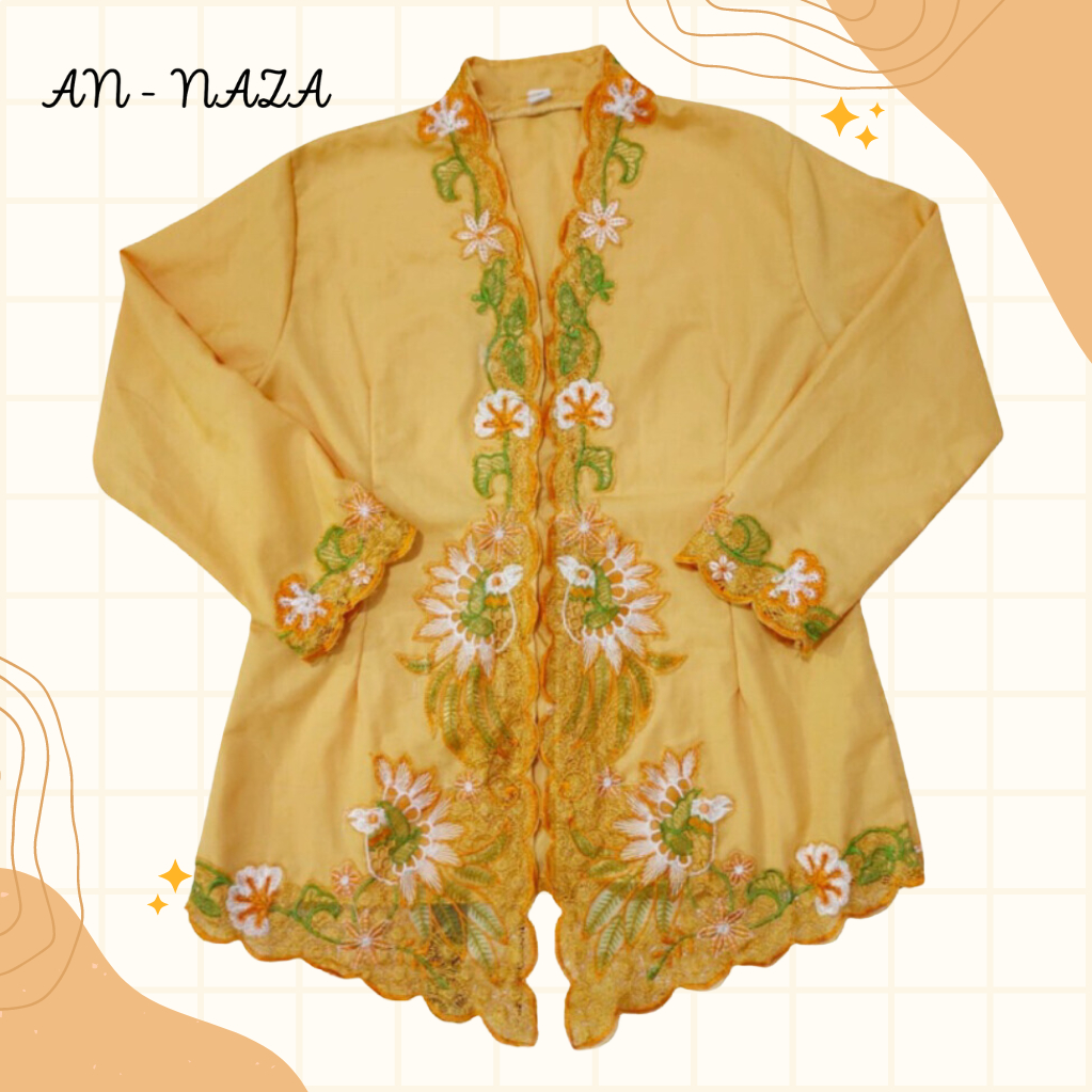 Kebaya Encim Anak Usia 8 - 12 Tahun | Kebaya Anak SD/TK Bordir