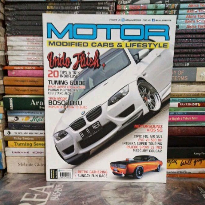 Majalah Original MOTOR MODIFIELD CAR & LIFESTYLE Bekas boleh beli satuan ada dideskripsinya Edisi da
