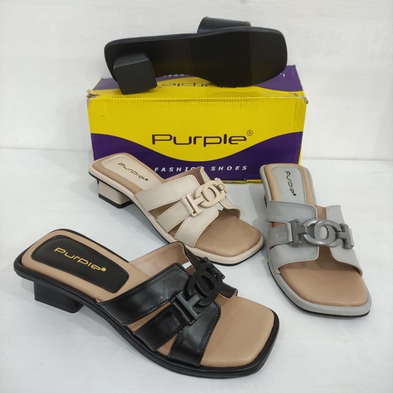 Sandal Fashion Purple tipe 403 402 | Sandal Mantenan Purple