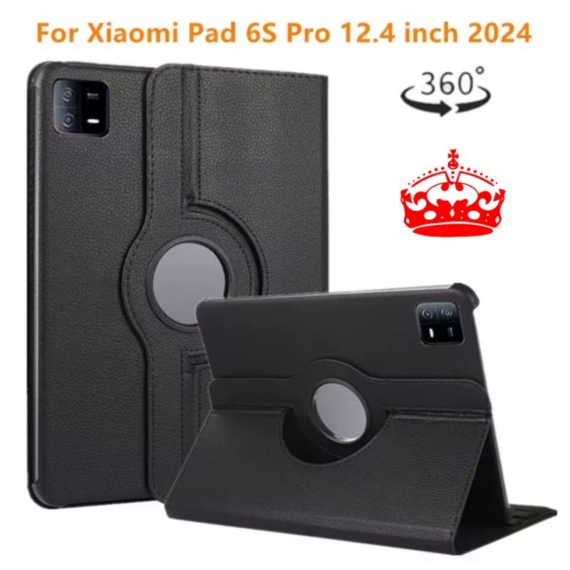Sarung Rotary Xiaomi pad 6s pro 12.4 inch 2024 / Case Xiaomi pad 6s pro / Casing Xiaomi pad 6s pro  