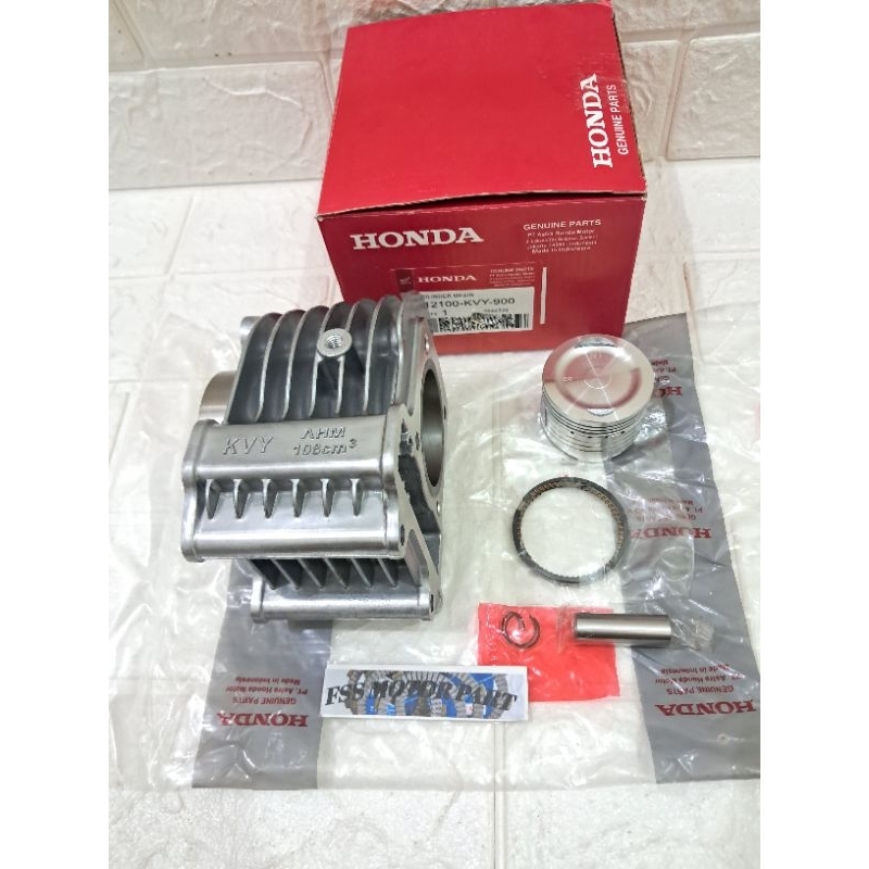 Blok Seher Boring Komplit Honda Beat Karbu Scoopy Karbu Spacy Karbu KVY Original