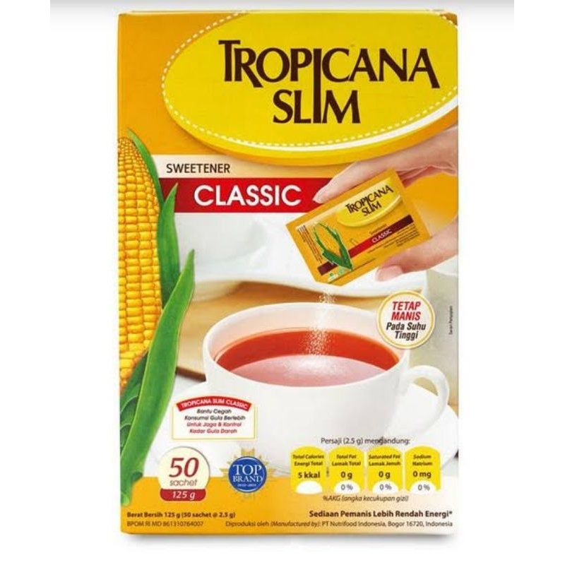 

Tropicana Slim Sweetener Classic 50pcs