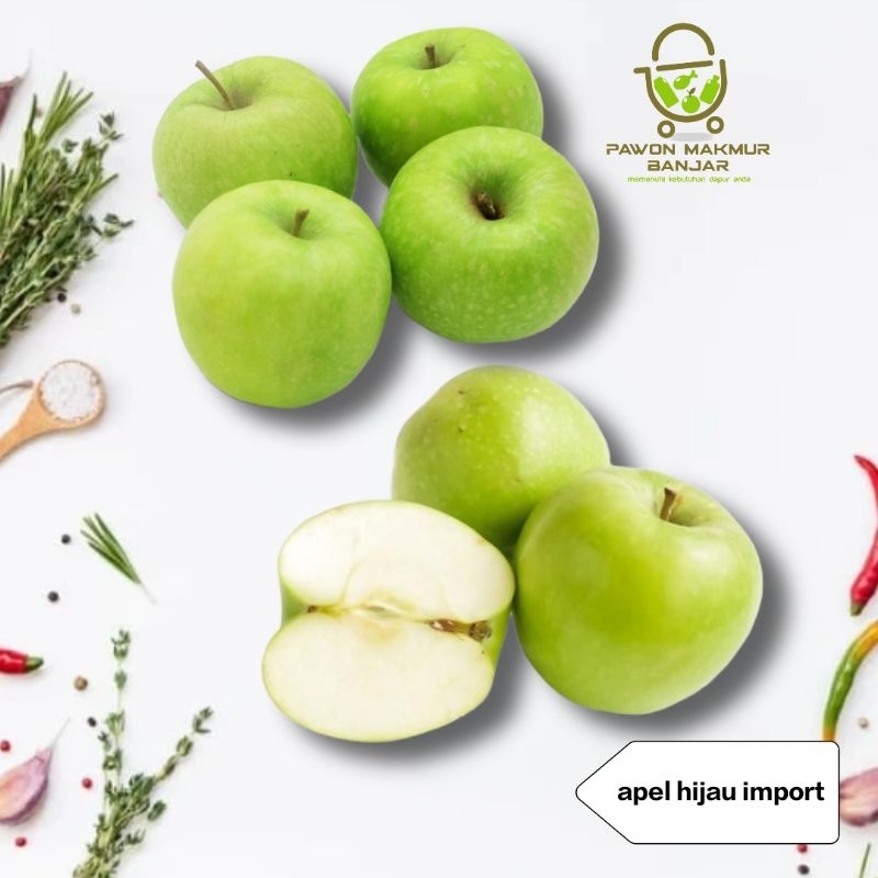 

BUAH APEL HIJAU IMPORT / GRANNY SMITH / 1Kg