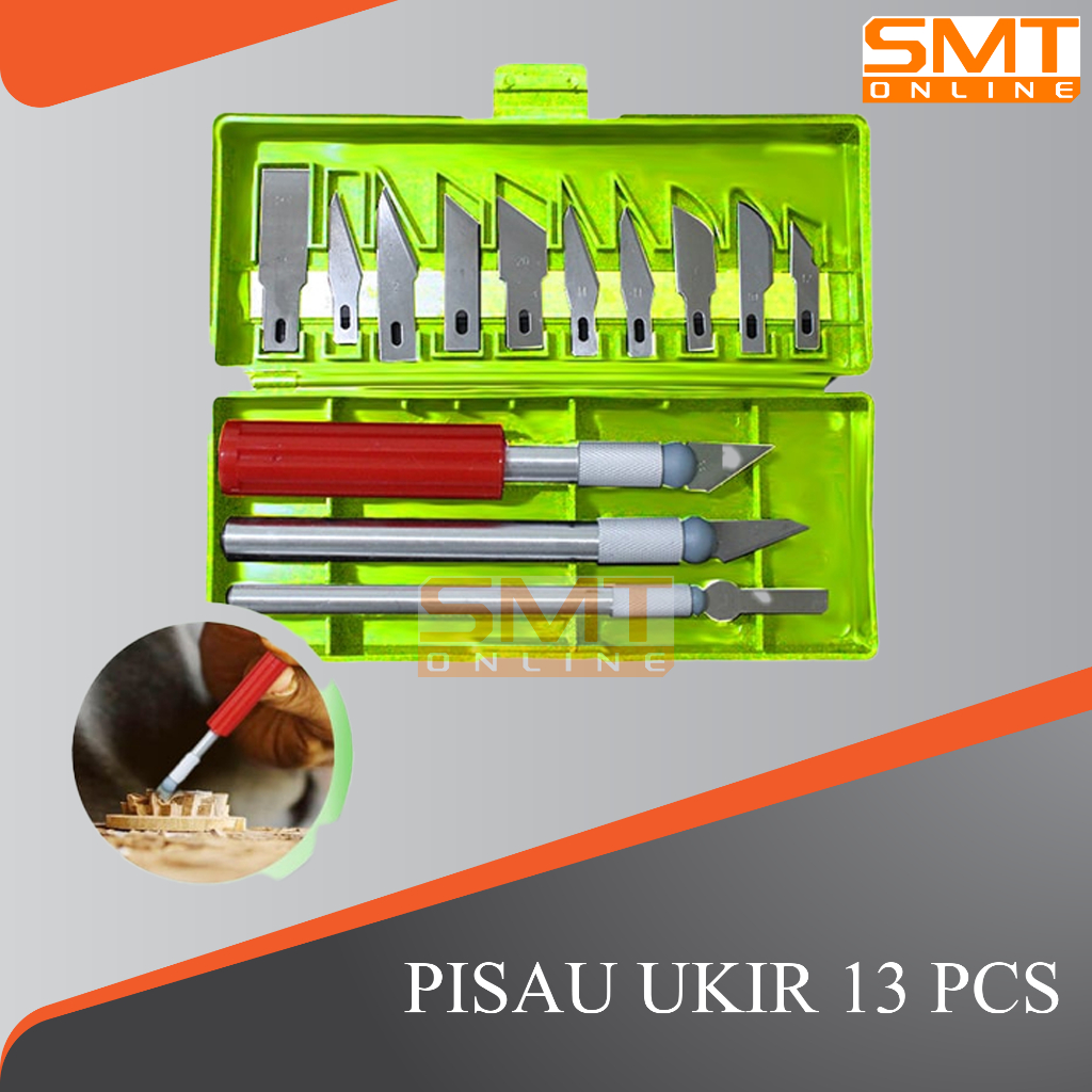 

NANKAI PISAU UKIR SET 13 PCS PISAU PAHAT KAYU HOBI KERAJINAN CRAFTING ART KNIFE