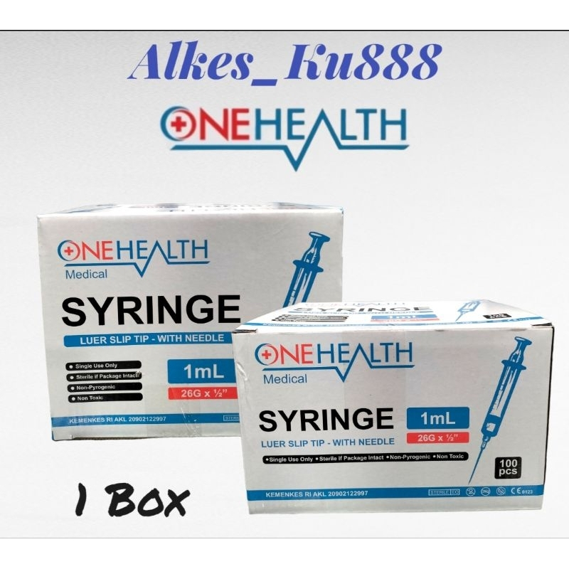 SYRINGE 1CC ONEHEALTH 1 BOX
