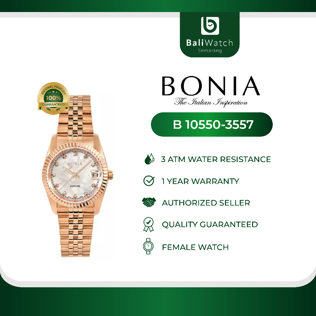 Bonia Rosso B 10550-3557 Jam Tangan Wanita