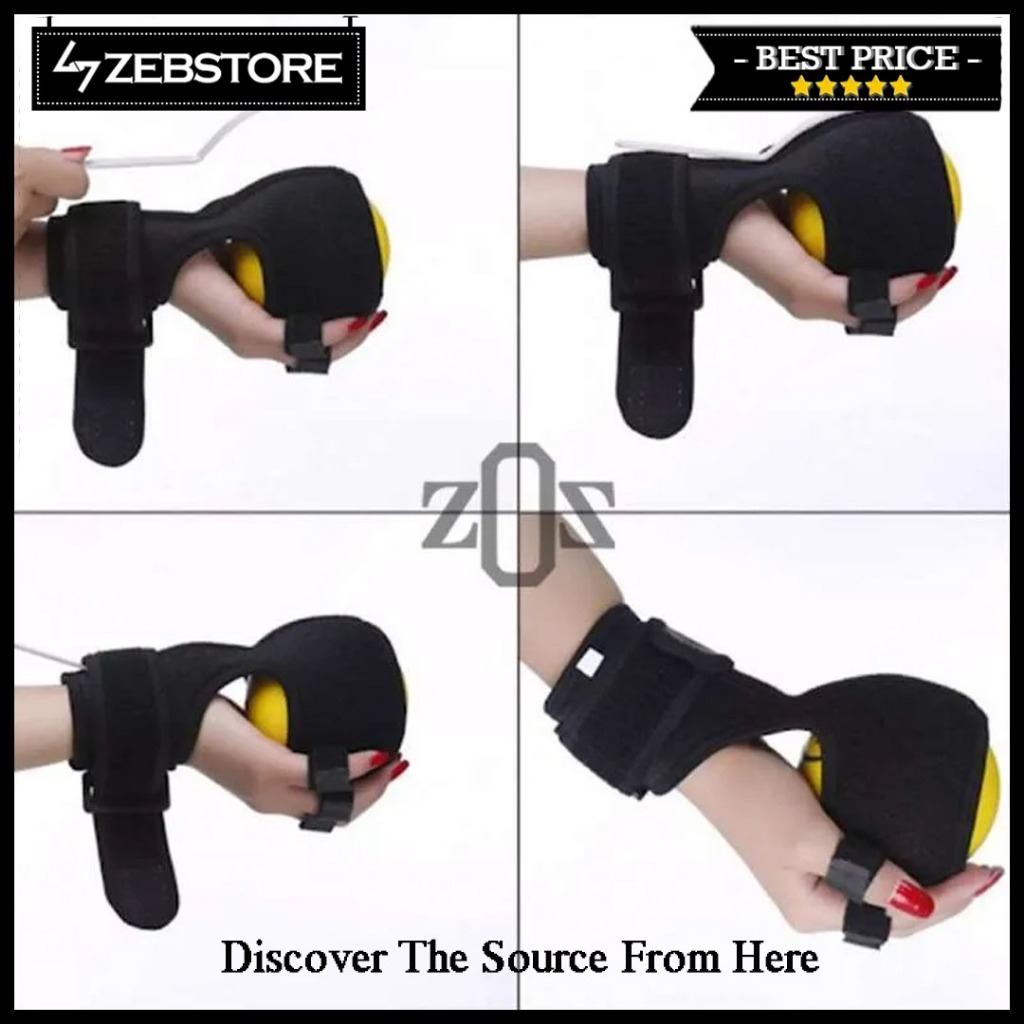 Alat Terapi Jari Finger Exercise Hand Stretcher Splint Ball Impairment