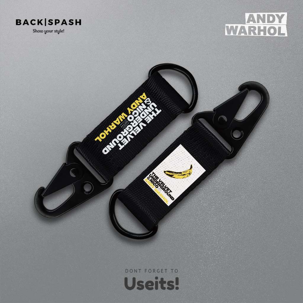 Gantungan Kunci - Keychain Andy Warhol - Keychain Andy Warhol Art - KAW1