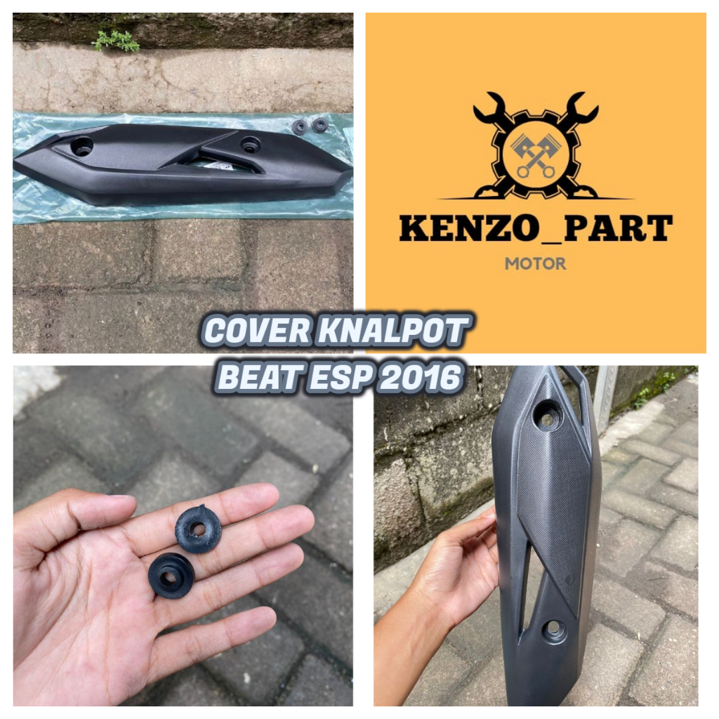 TUTUP KNALPOT COVER KNALPOT HONDA BEAT ESP 2016 POLOS