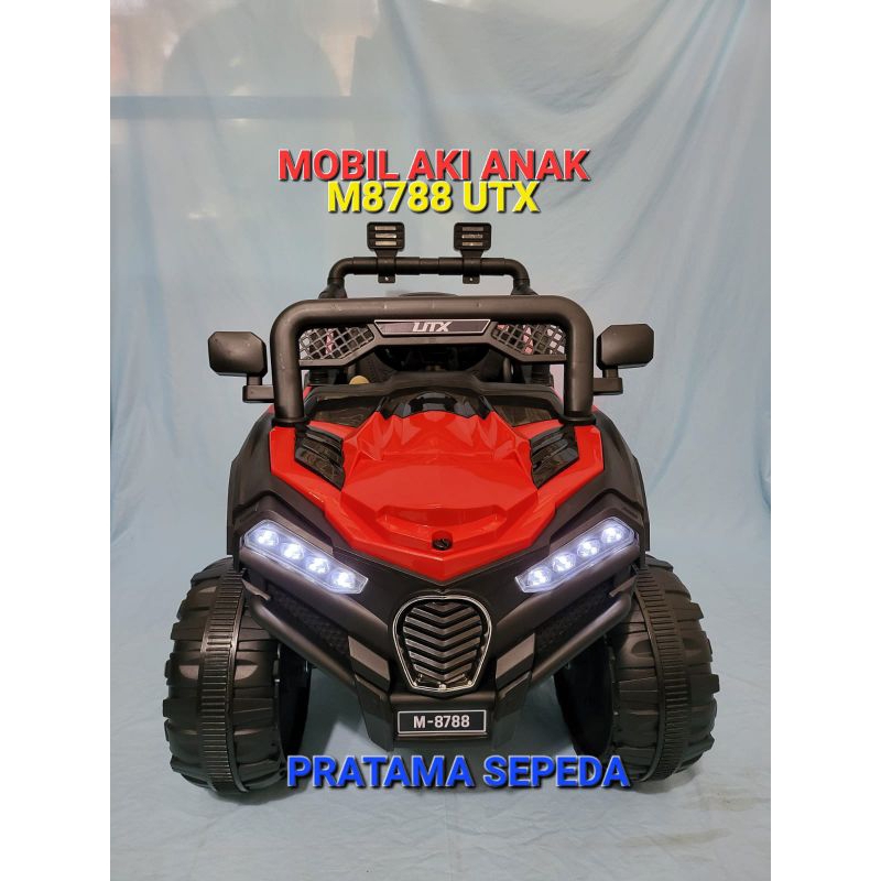 Mobil Jeep Mainan Anak M8788 UTX Mobil Aki 12 Volt Remote Control