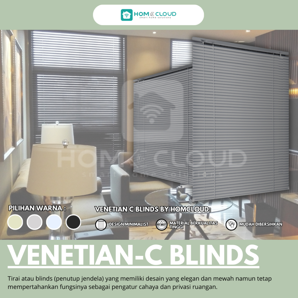 Venetian Blind Alumunium / Horizontal Blind Aestethic / Tirai Jendela