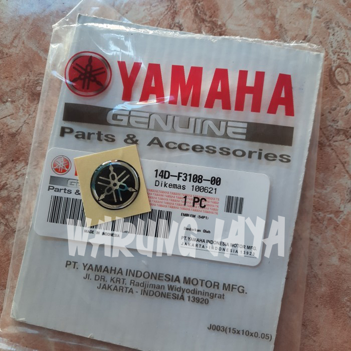 Emblem Sticker Logo Yamaha Batok Km Speedometer Mio J Asli Yamaha