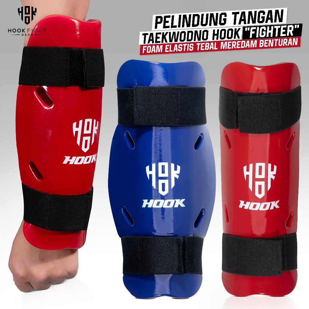 Pelindung Tangan Taekwondo Hook Deker Tangan Taekwondo Alat Arm Protector Taekwondo Arm Guard