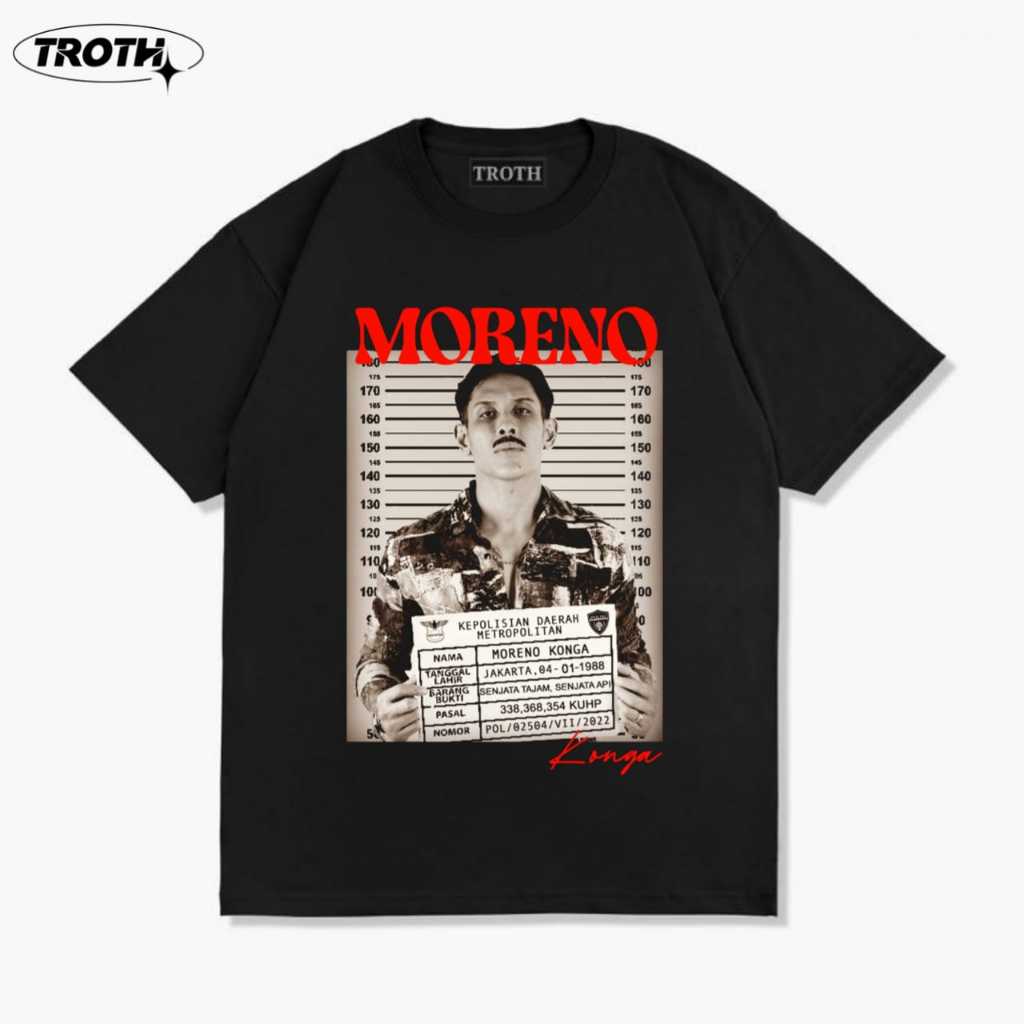 Troth tshirt kaos serigala terakhir reno vintage kata kata