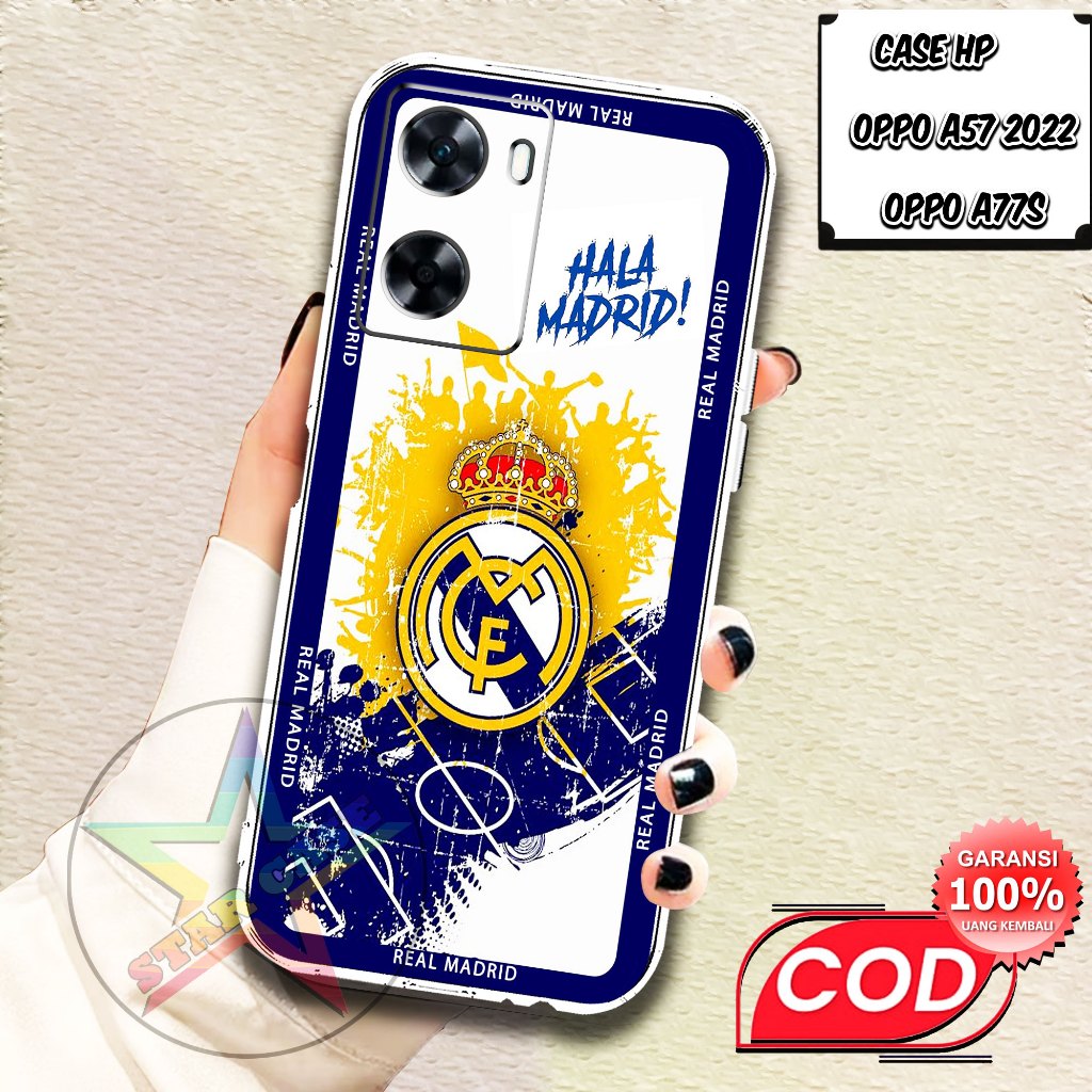 Case OPPO A57 2022 TERBARU Motif [bola] Terlaris Casing OPPO A77S Terbaru Softcase Clear Protected C