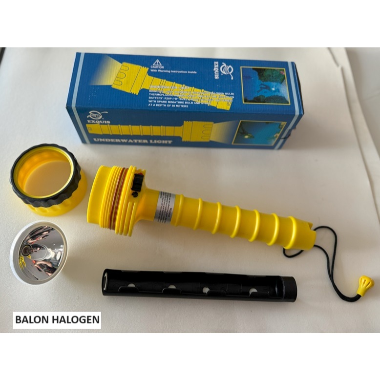 Exquist Diving Torch / Senter Selam Halogen