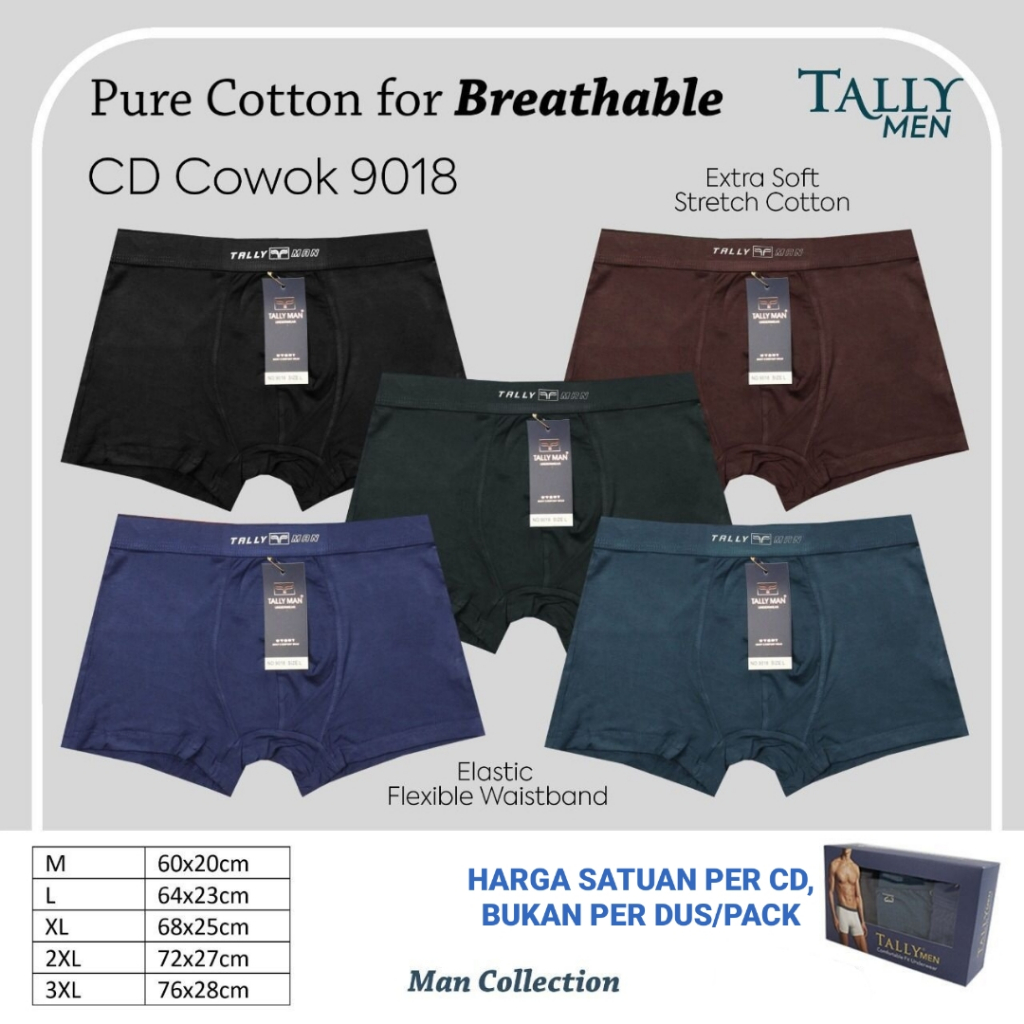 TALLY MAN CD 9018 - CELANA DALAM BOXER PRIA