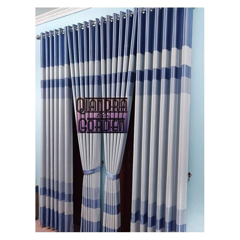 Gorden blackout import pelangi hordeng jendela motif