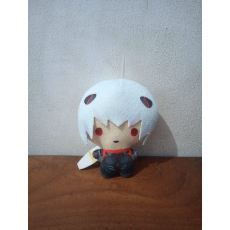 Rei Ayanami Evangelion Anime Keychain Plushie Gantungan Kunci Boneka