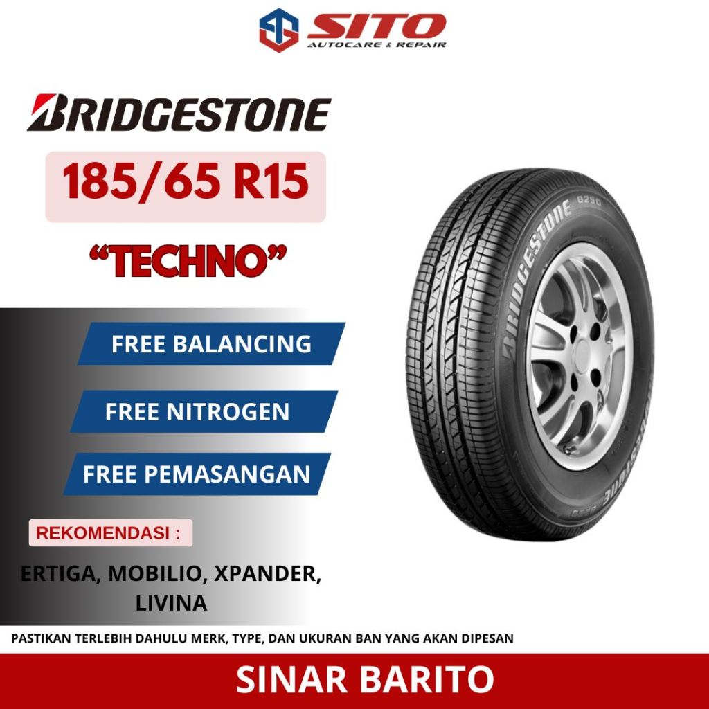 BAN BRIDGESTONE 185/65 R15 TECHNO