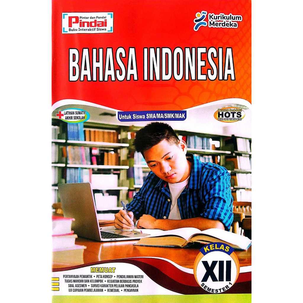 Buku LKS Bahasa Indonesia Kelas 12 SMA/SMK/MA Semester 1 Kurikulum Merdeka