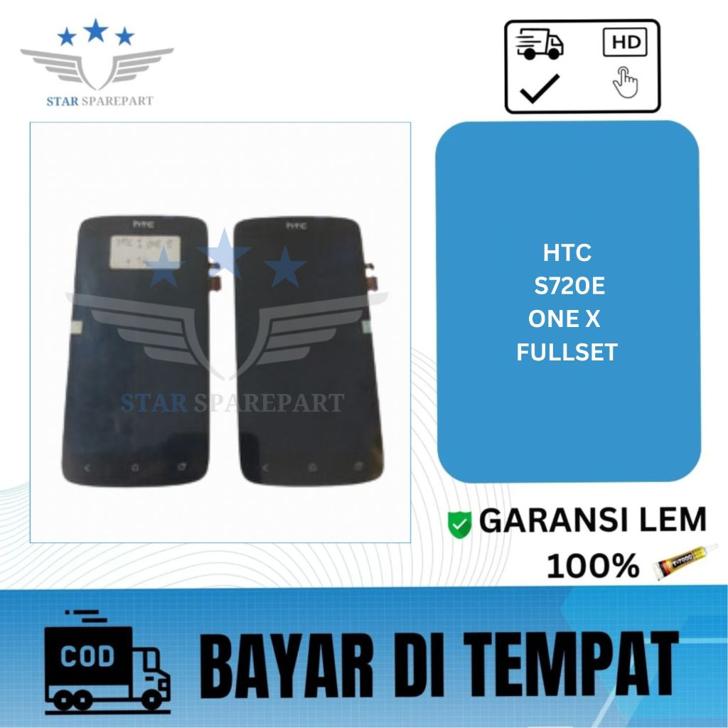 LCD HTC S720E / ONE X FULLSET BLACK