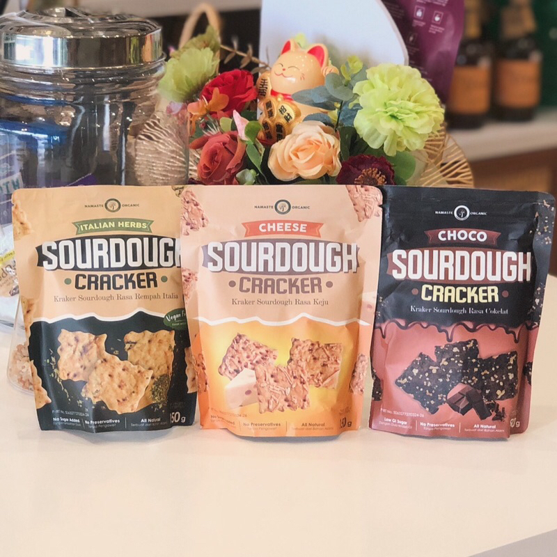 

NAMASTE SOURDOUGH CRACKER 150gr