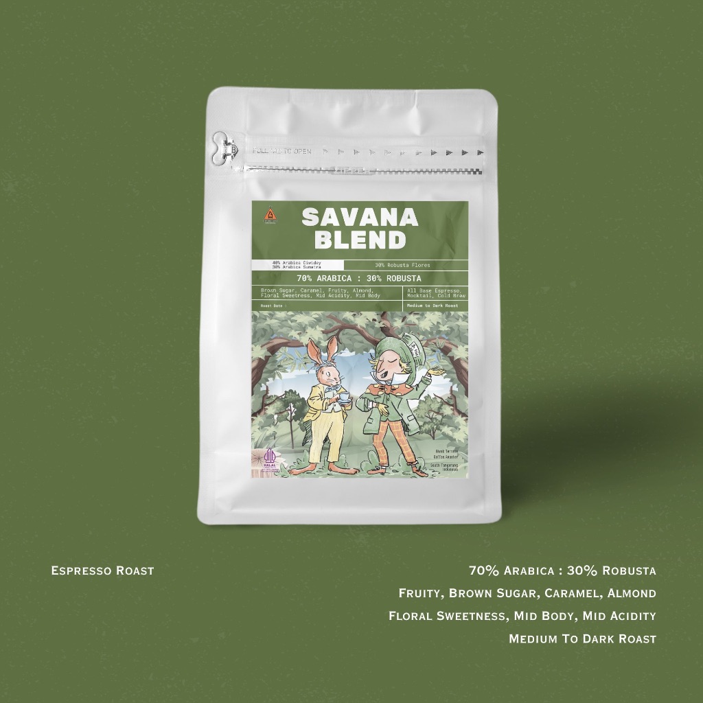 

BIJI KOPI SAVANA BLEND-1KG