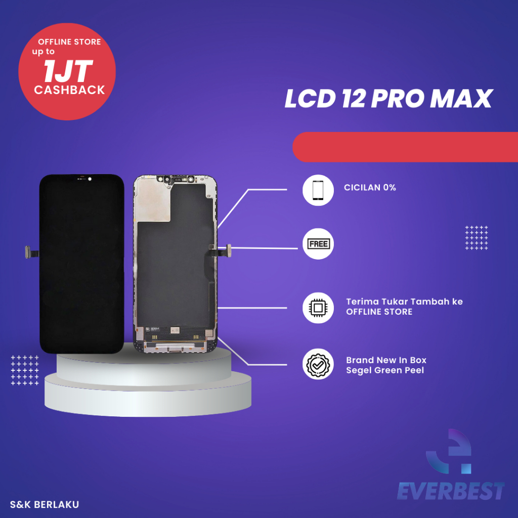 LCD IPHONE 12 PRO MAX PART ORIGINAL