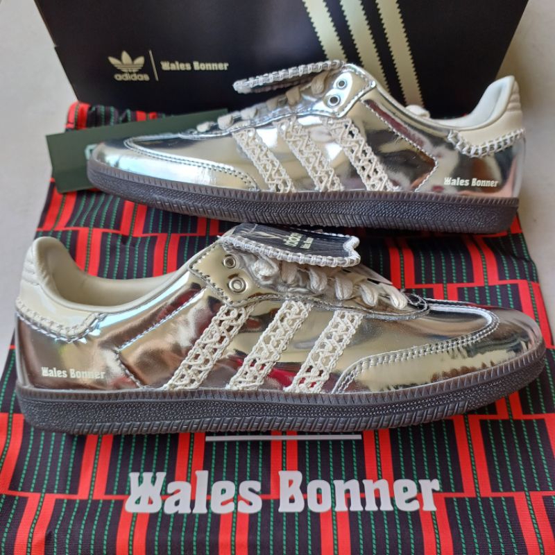 Adidas Samba Wales Bonner Silver Metallic