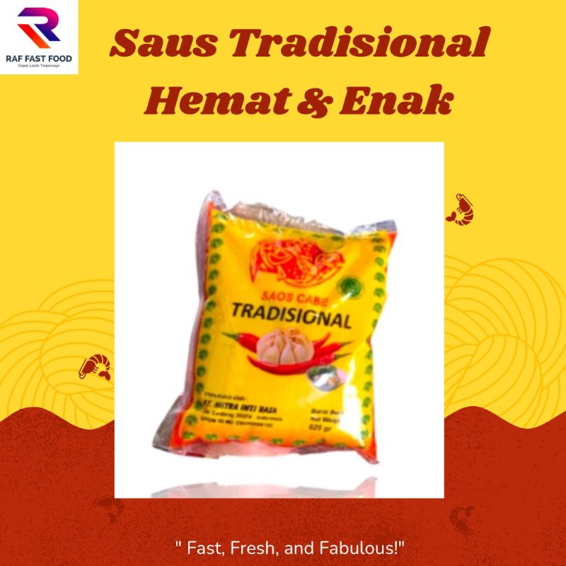 

Saos Cabe Tradisional 650 gr - Saus Cabai Murah