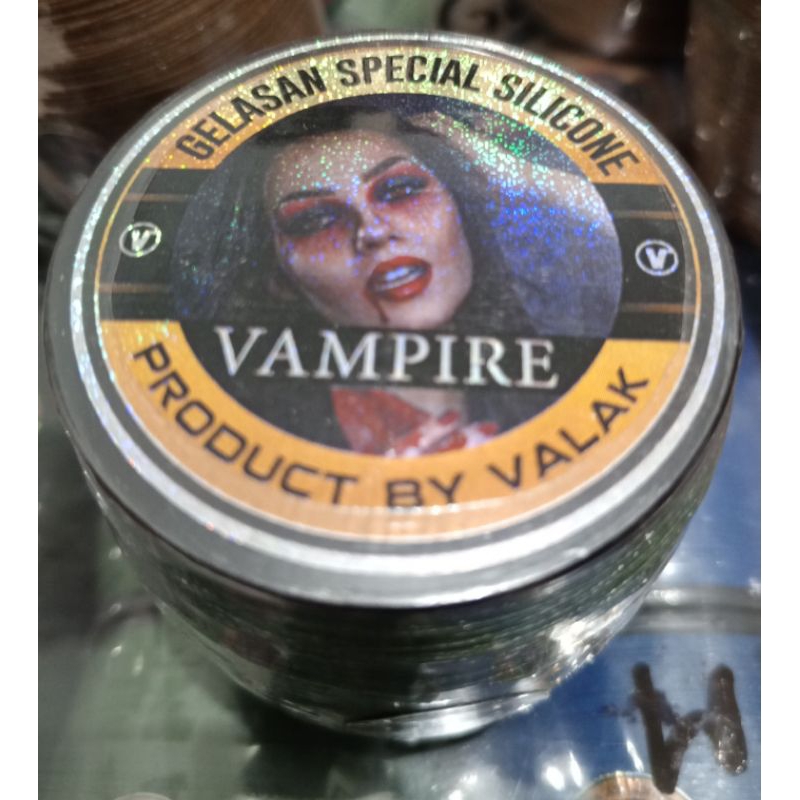 (1 pcs)Gelasan VALAK "VAMPIRE" super silicone, molor, size 0.25 (original by VALAK FIRMANSYAH), klos