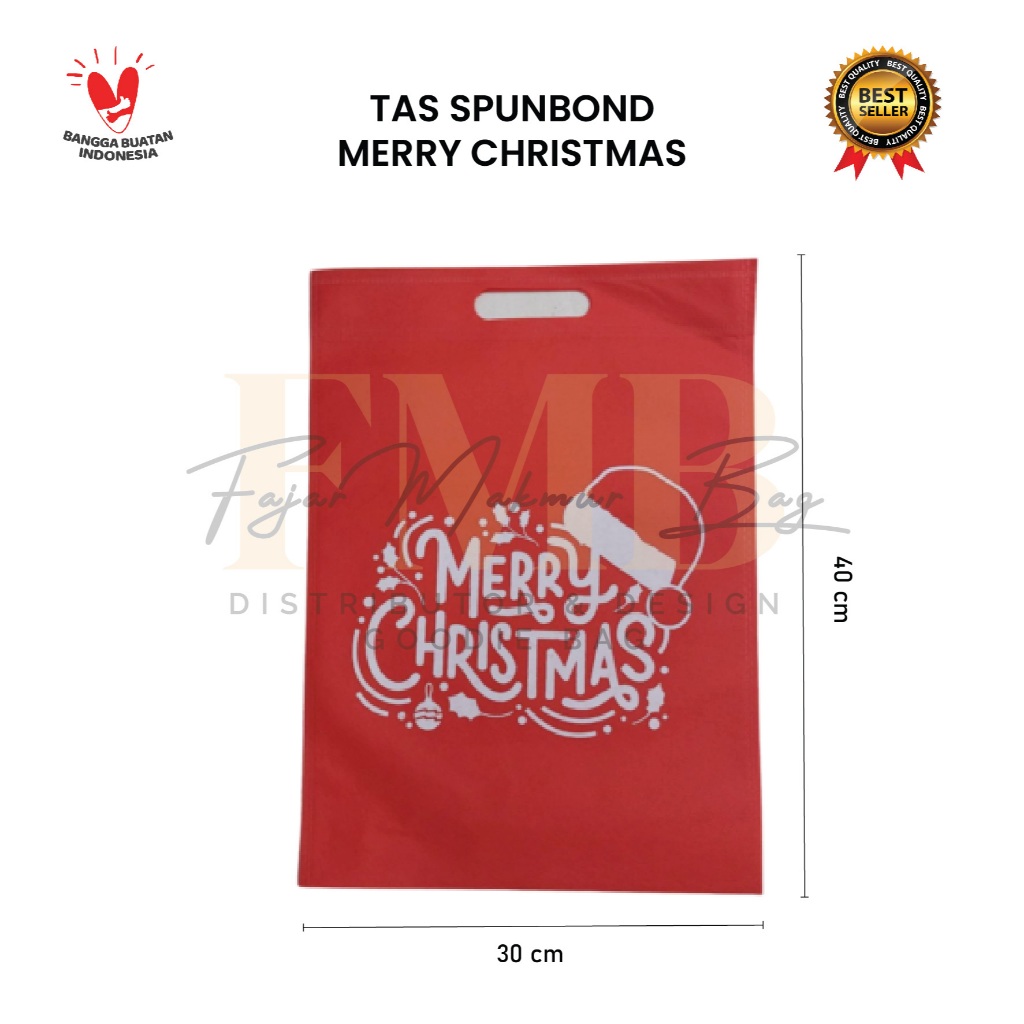 

Tas Spunbond FMB Christmas 1 - Spunbond Goodie Bag Christmas 1