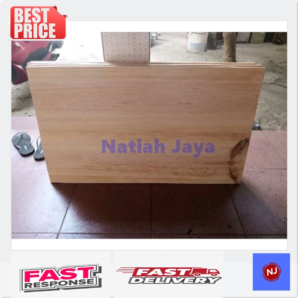 Papan Kayu Pinus Papan meja Lebar 55cm Tebal 2cm
