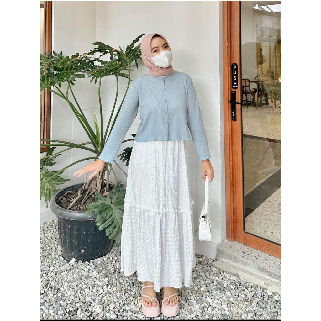 Cardigan crop rajut / Kardigan rajut knit /Cardi Crop Knit// Korean cardi crop// Cardi Crop Kriwil//