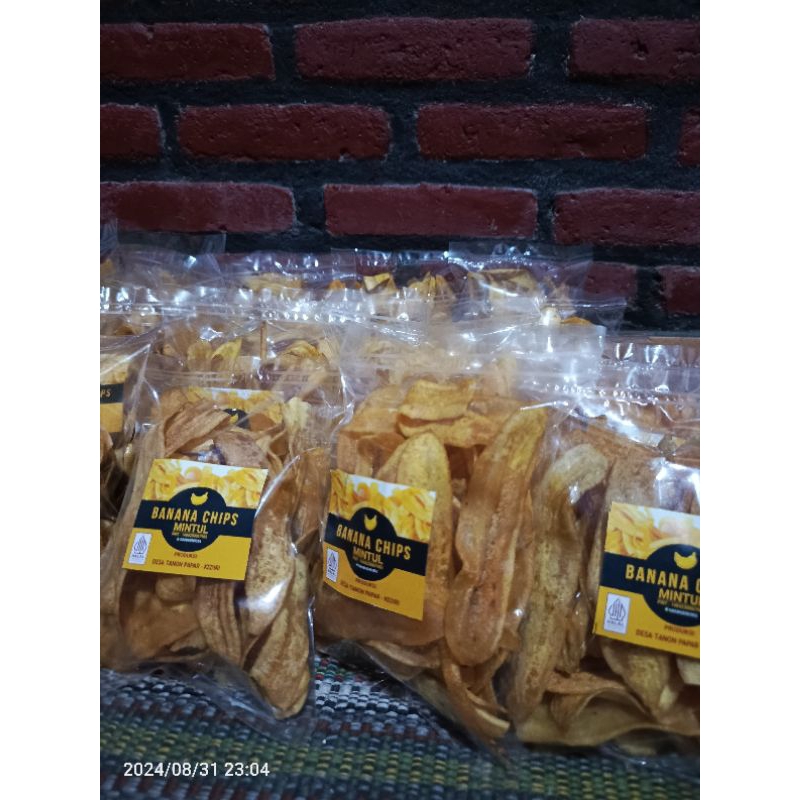 

Kripik pisang cap Mintul