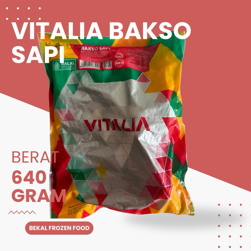 

Vitalia Bakso Sapi 640gr